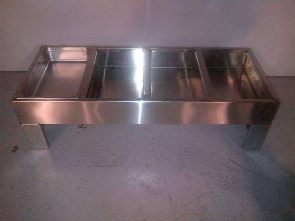 Stainless steel service tray